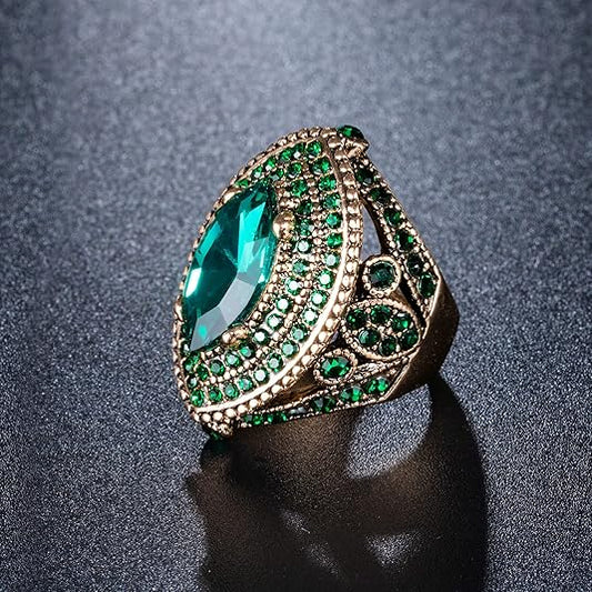 Pierścionek Emerald Regent | Złoto