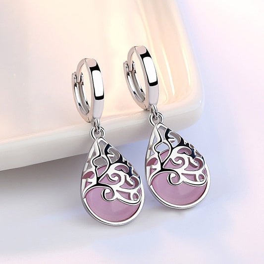 Kolczyki z drzewem życia w srebrze sterling 925