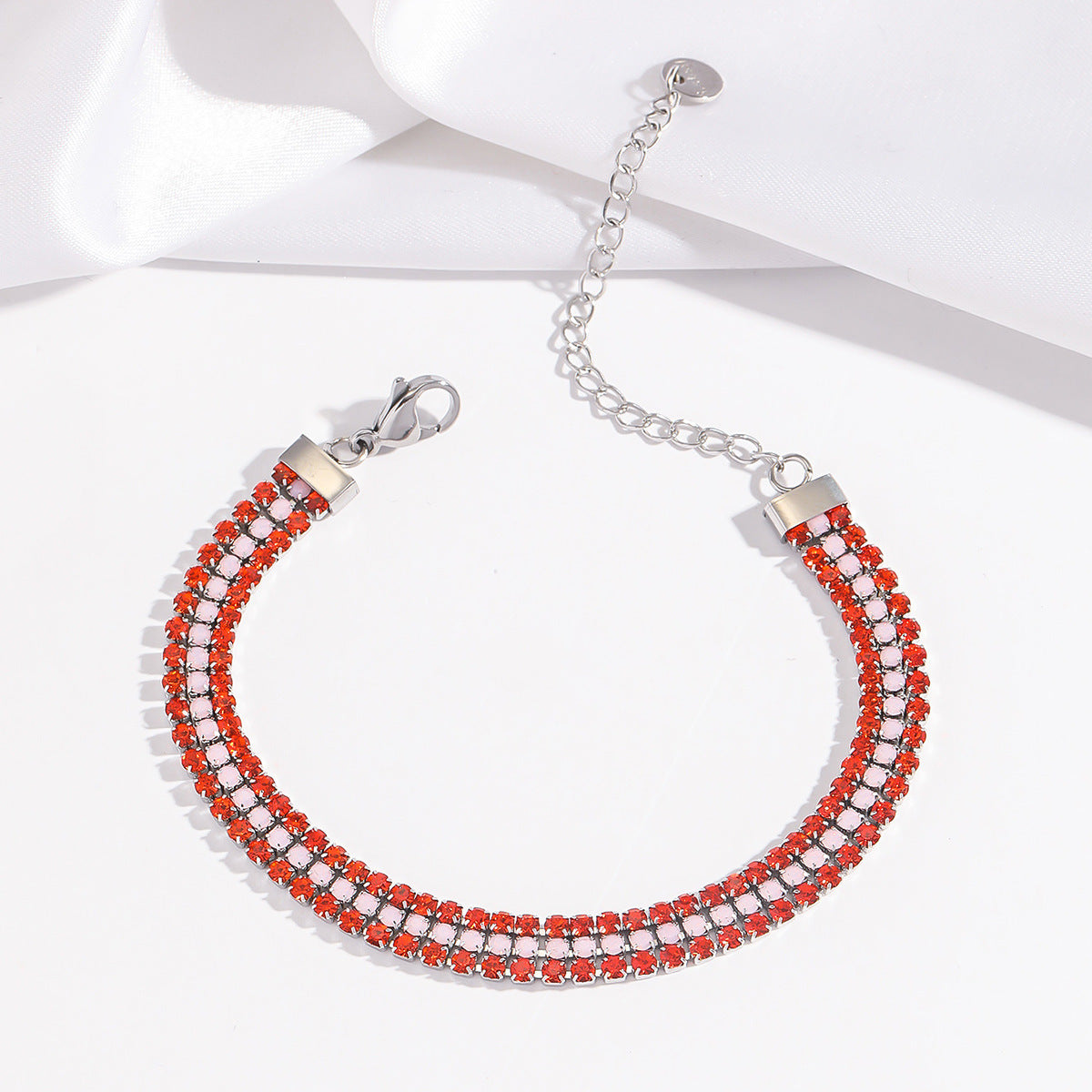 Bransoletka Signature Shine | Białe złoto