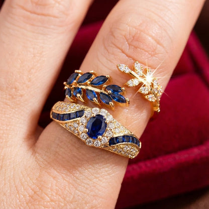 Zestaw pierścionków Avelisse Moraziel | Złoto